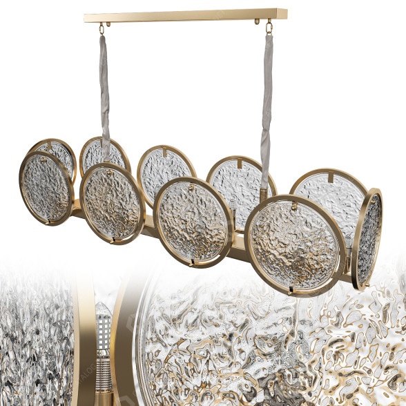 Lampe suspendue Candela Circles 09 modèle 3D