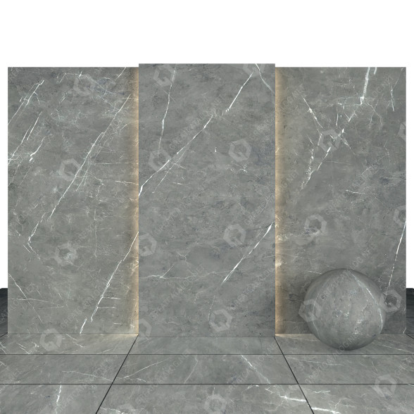 Płytka Roma Gray Stone 01 model 3D