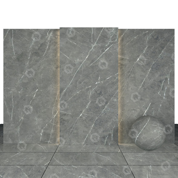 Плитка Roma Gray Stone 02 3D модель