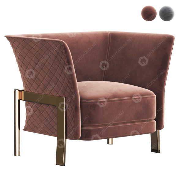 Sillón Opera Contemporary Cosmo Modelo 3D