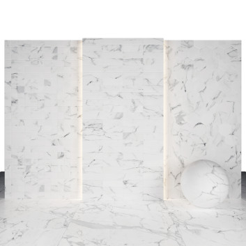 Płytka Carrara White Marble 05 Model 3D