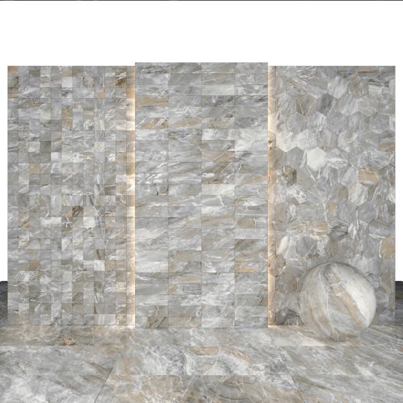 Плитка Canyon Gray Marble 3D модель