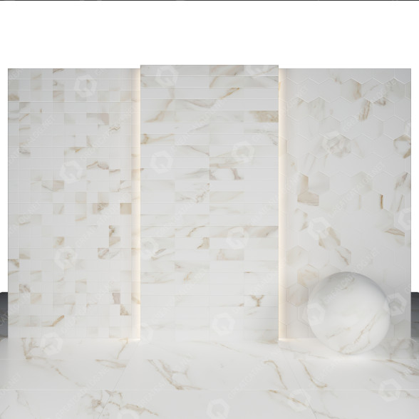 Плитка Calacatta Gold Marble 11 3D модель