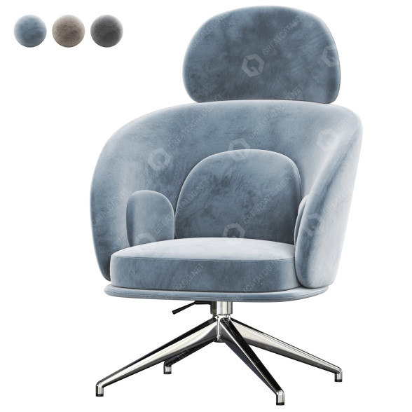 Fauteuil Saba Sunset modèle 3D