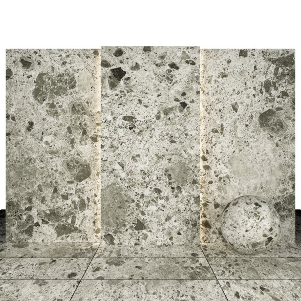 Плитка Bright Gray Stone 01 3D модель