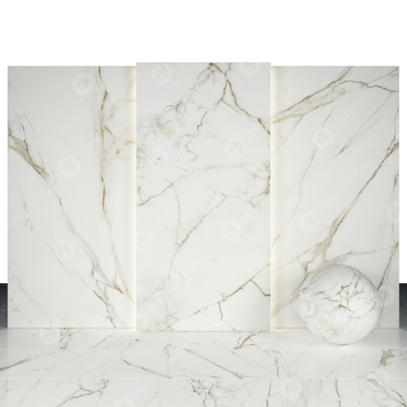 Плитка Emotion White Marble 3D модель