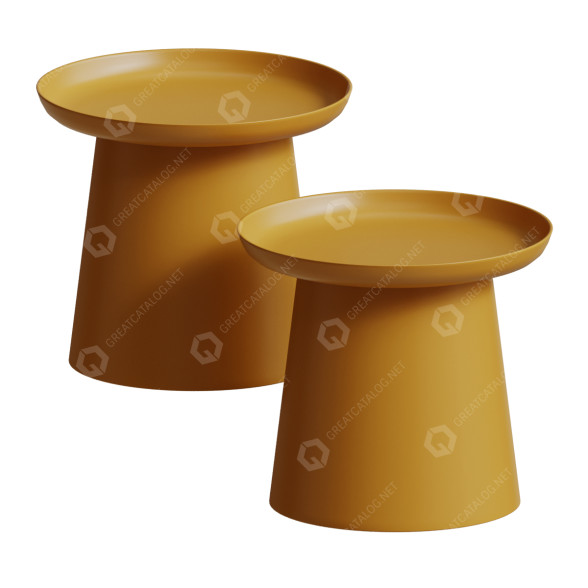 Table basse Alex Yellow modèle 3D
