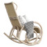 Fotel bujany Casa-Moro Rattan Cadis Nature - Islomov