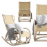 Fotel bujany Casa-Moro Rattan Cadis Nature - Islomov