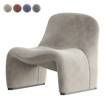 Armchair  1stDibs Alky by Giancarlo Piretti 3D model