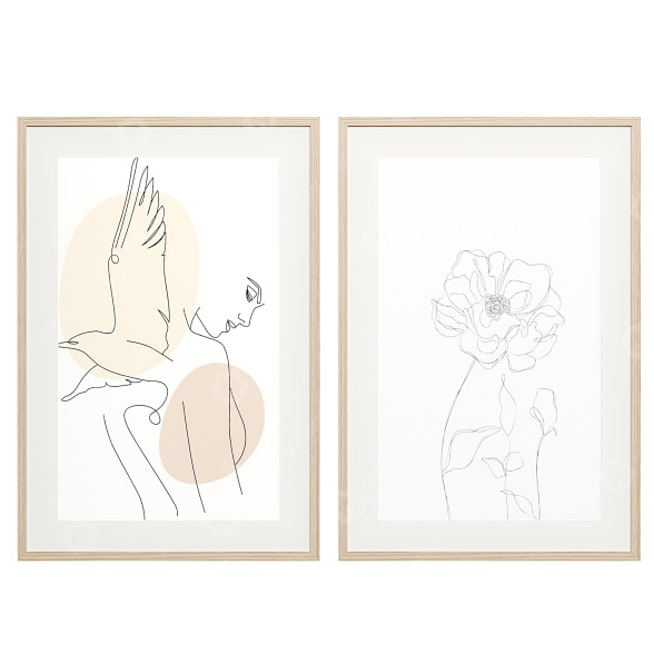 Pinturas Wall Frame 07 Modelo 3D
