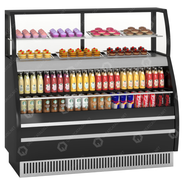 Вітрина Supermarket Refrigerator 3D модель