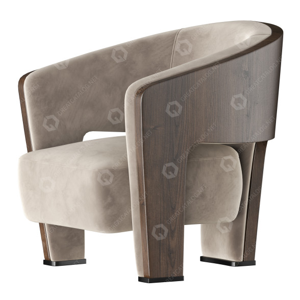 Sillón Giulio Marelli Chloe Modelo 3D