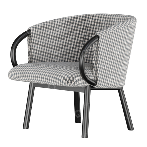 Armchair Very Wood Zant 04 3D model