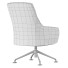 Krzesło biurowe Quinti Sedute Gray Fabric - Islomov