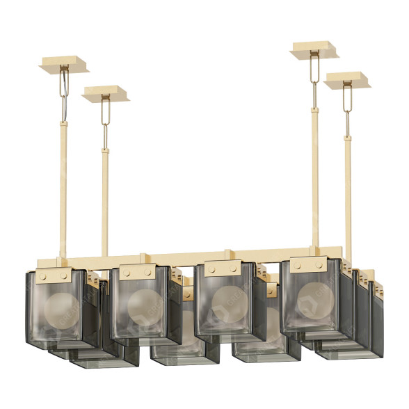 Żyrandol FUSE Lighting Cambridge Quad model 3D