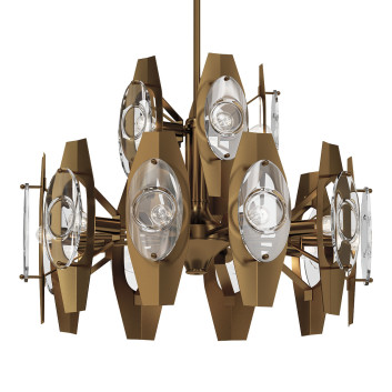Люстра 1stDibs Midcentury Glass by Gaetano Sciolari