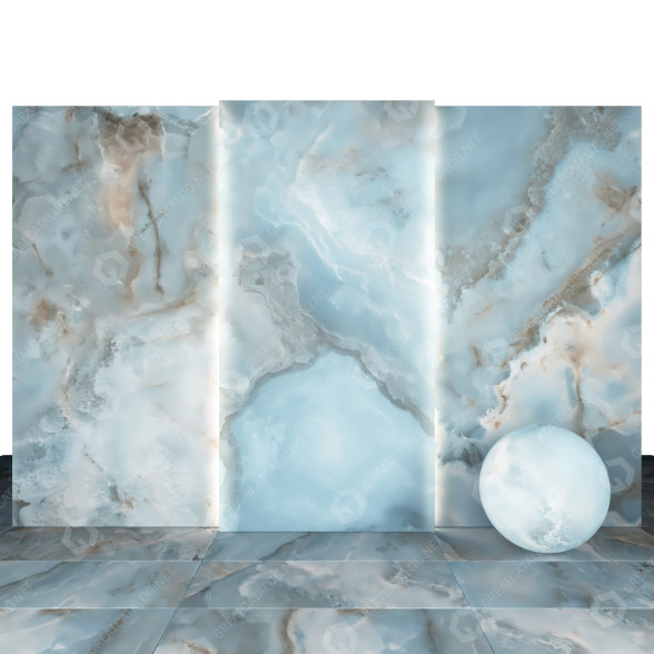 Плитка Gray Blue Onyx 01 3D модель