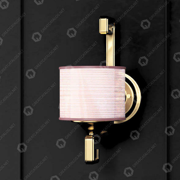 Wandleuchter Stellare W 2413 1 3D-Modell