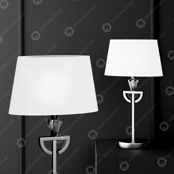 Lámpara de mesa Stellare T 2439 1 CH Modelo 3D