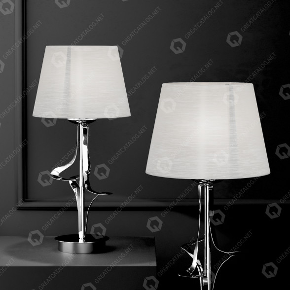 Lámpara de mesa Stellare T 2454 1 CH Modelo 3D