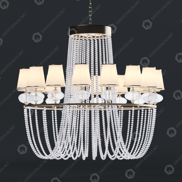 Kronleuchter IPM Light 1949/CH16/LU 3D-Modell