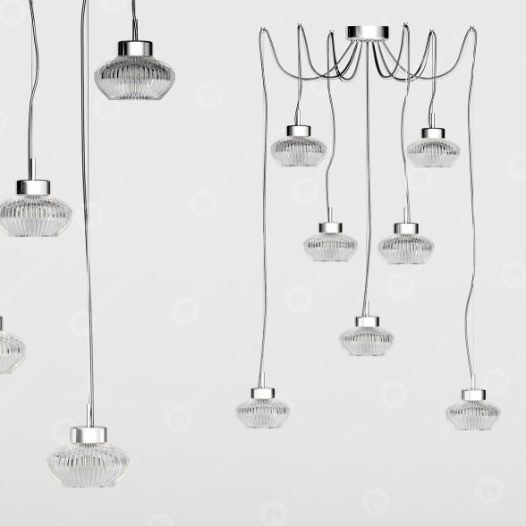 Żyrandol IPM Light M112 model 3D