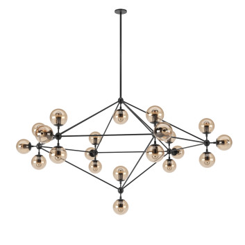 Люстра Anzazo Amber Black
