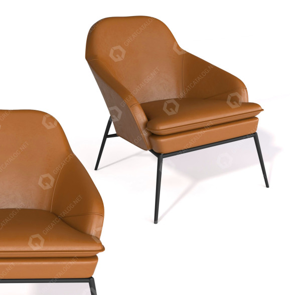 Fotel Deprimo KK00147 model 3D