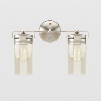 Бра Allen + Roth Vallymede 2-Light Nickel