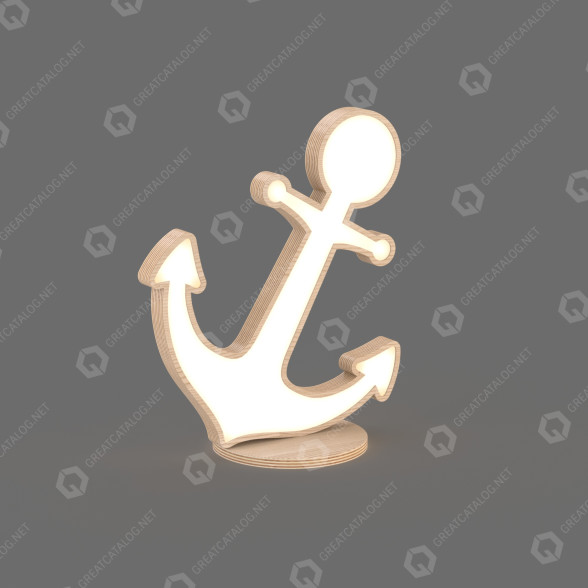 Торшер Artem Ronsky Anchor 3D модель