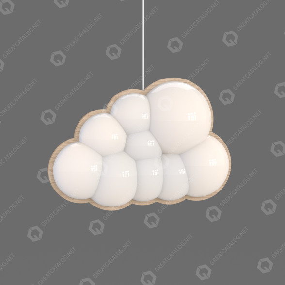 Chandelier Artem Ronsky Bubble cloud 3D model