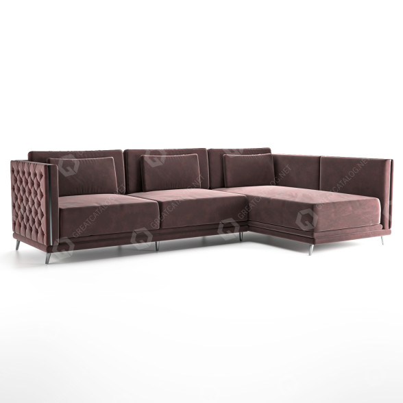 Canapé Muranti Alexandrite modèle 3D