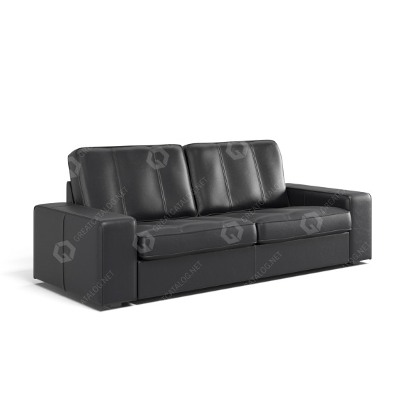 Диван IKEA Kivic 3D модель