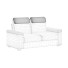 Sofa IKEA Lidhult - CG Hugge Work