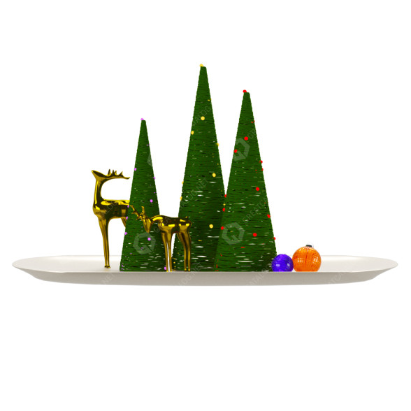 Декор Christmas Composition 3D модель