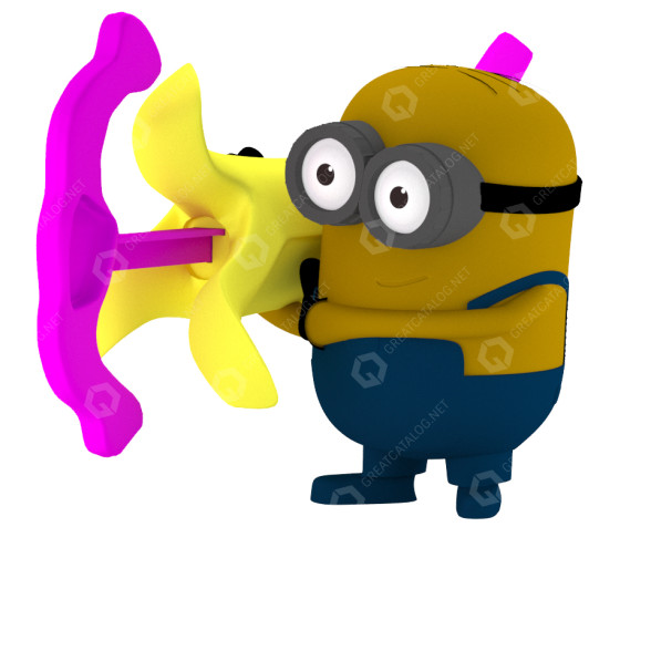 Zabawka Minion model 3D