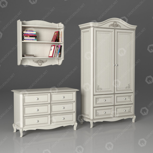 Penderie Furniture Set modèle 3D