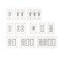 Розетки та вимикачі USA Standart Socket Set - CG Hugge Work