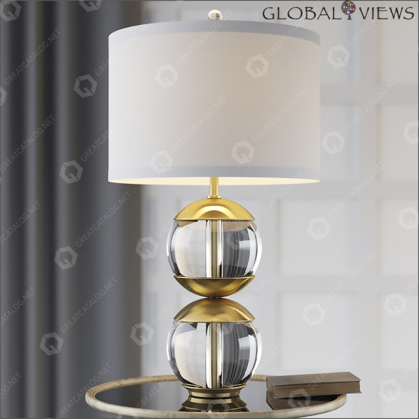 Lámpara de mesa Global Views Capped Modelo 3D