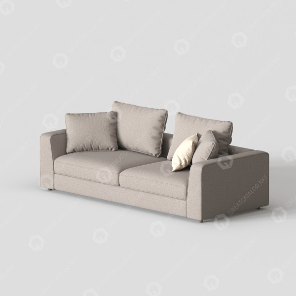 Sofa Roshe Karte 3D-Modell