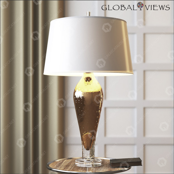 Lámpara de mesa Global Views Golden Bubble Modelo 3D
