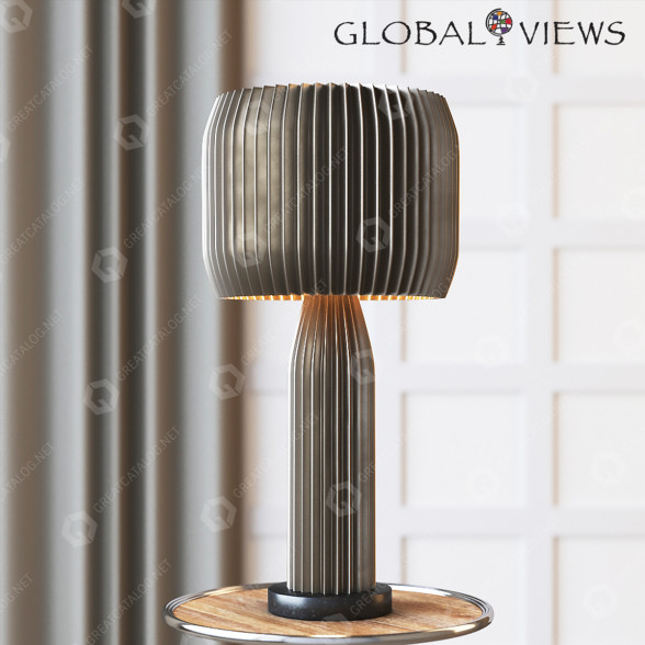 Table Lamp Global Views Crimp 3D model