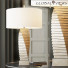 Table Lamp Global Views Twisted Marble - SV