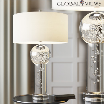 Настільнa лампа Global Views Clear Bubble