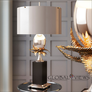 Настільнa лампа Global Views Egg and Palm