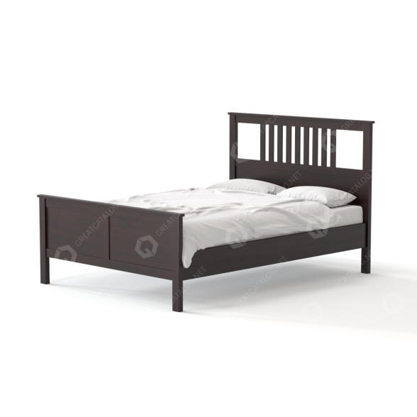 Ліжко IKEA Hemnes 3D модель