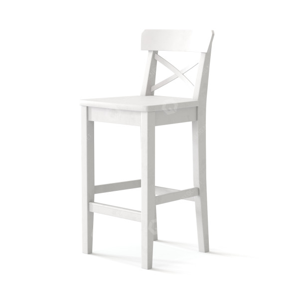 Барний стілець IKEA Ingolf 3D модель