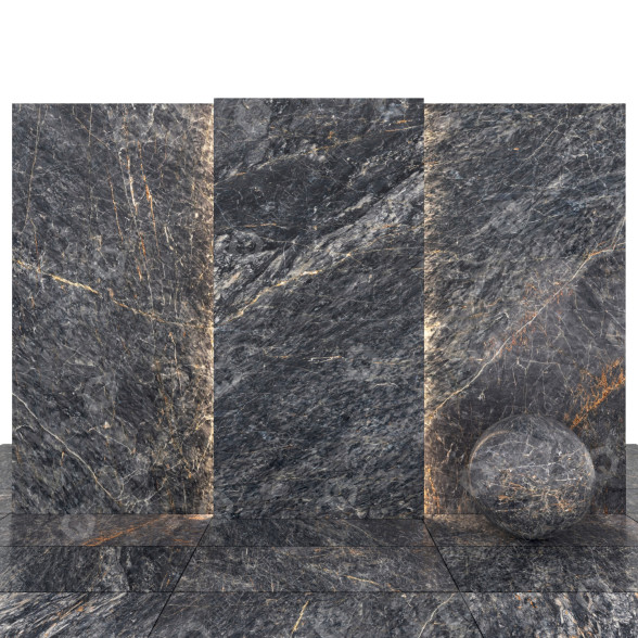Плитка Aram Gray Marble 3D модель