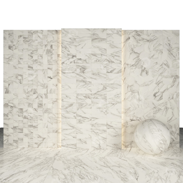 Плитка Arabescato Marble 07 3D модель